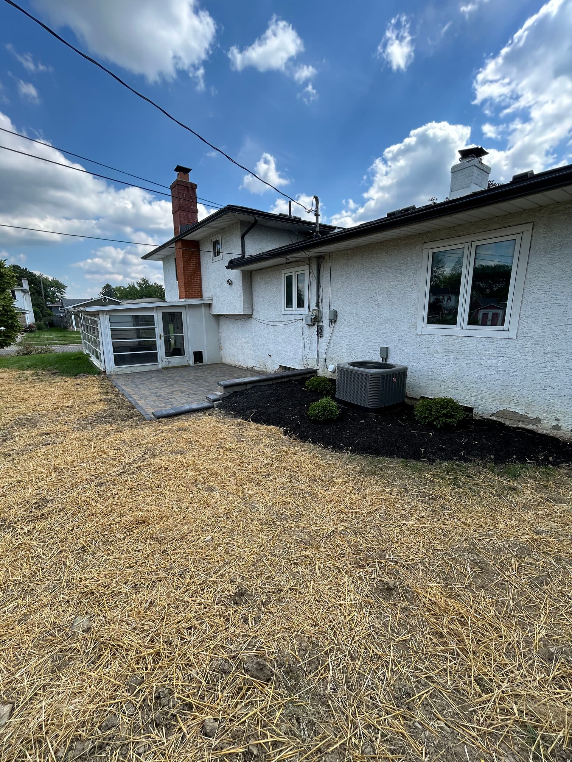Gallery photos for Oberfields Paver Patio, Regrading and Full Landscape Overhaul: Image #1