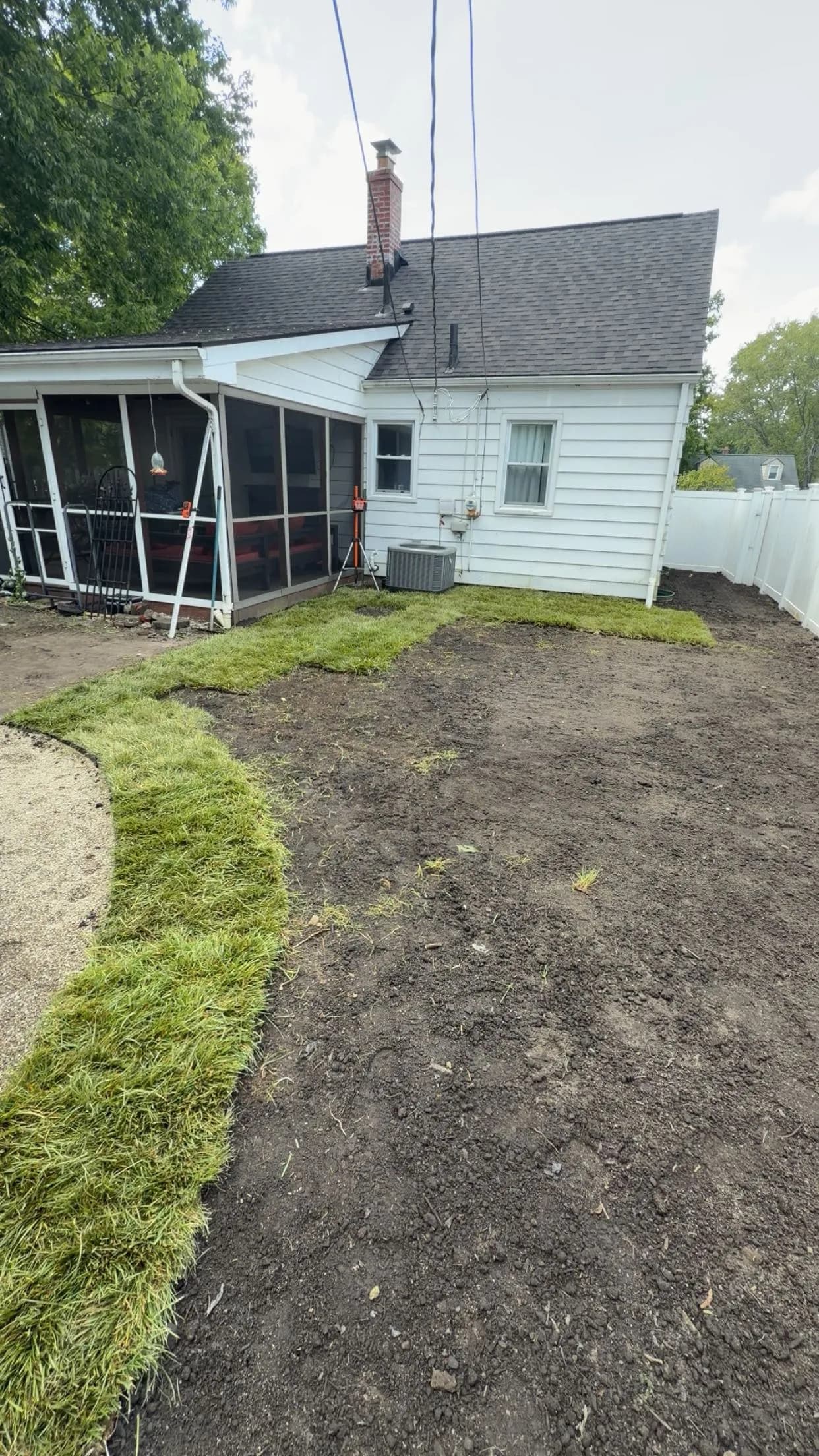Gallery photos for Shrub Removal, Sod Install and Fresh Plantings Give This Backyard a New Life: Image #2
