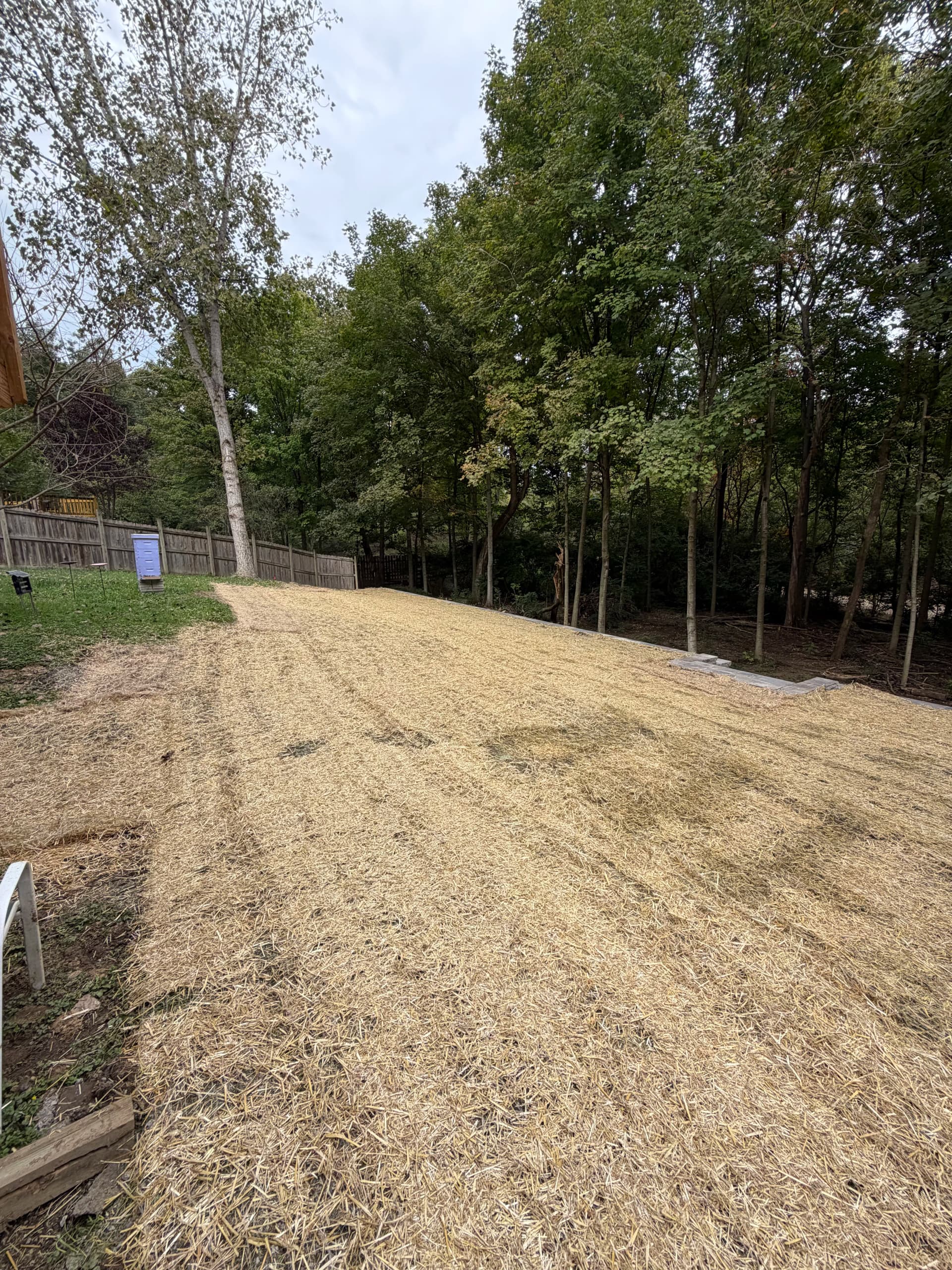 140-Foot Versa-Lok Retaining Wall with Yard Regrading