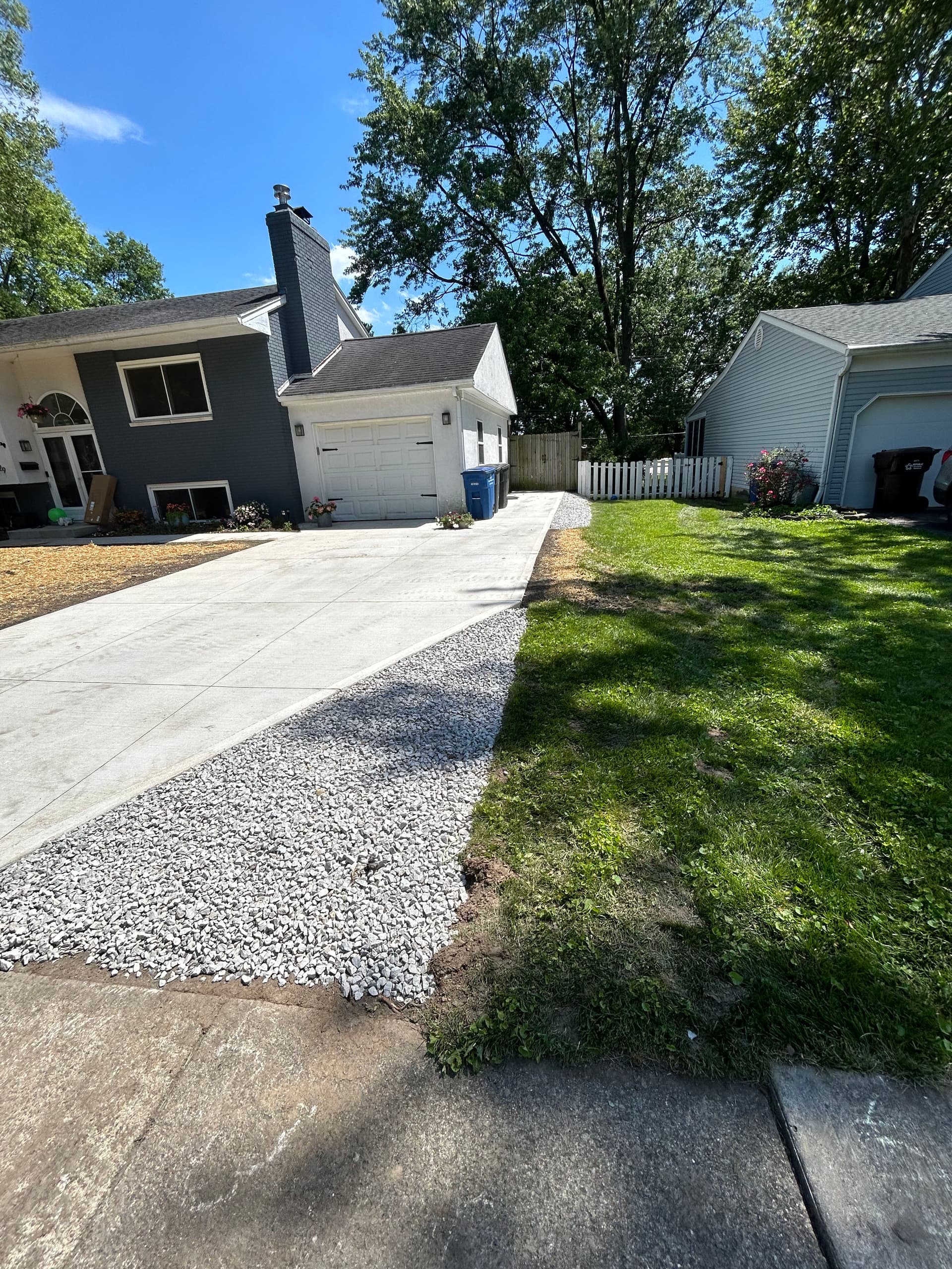 Full Yard Reset With Fresh Topsoil Seed and Gravel