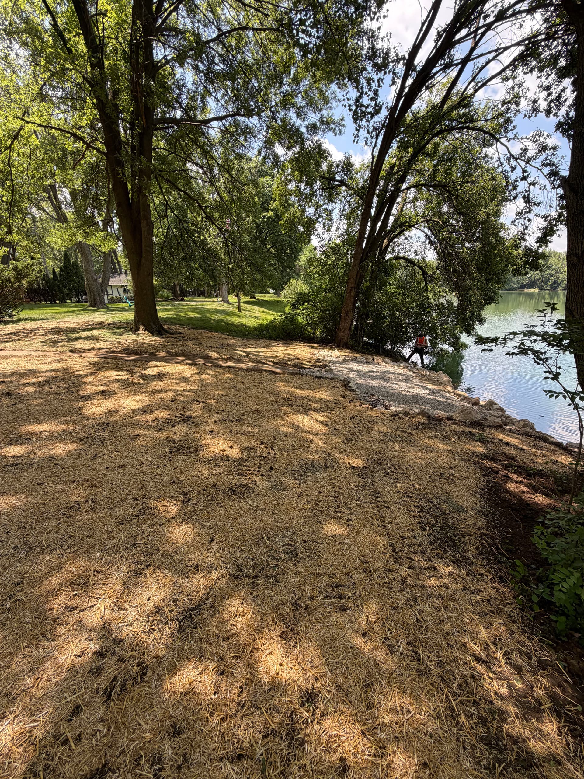 Gallery photos for Lakefront Dock Demo, Rip Rap, and Gravel Seating Area Build: Image #2