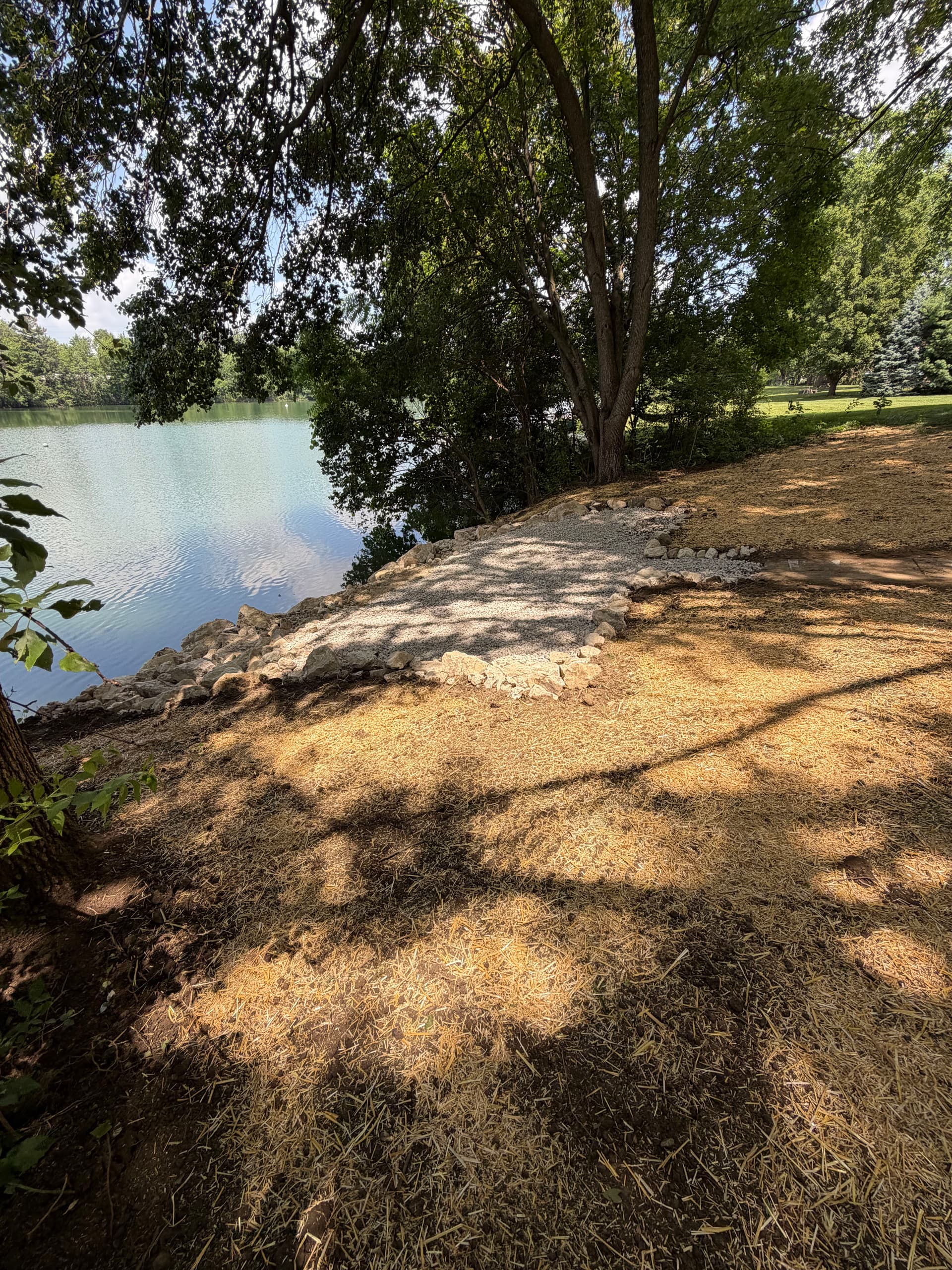 Gallery photos for Lakefront Dock Demo, Rip Rap, and Gravel Seating Area Build: Image #3