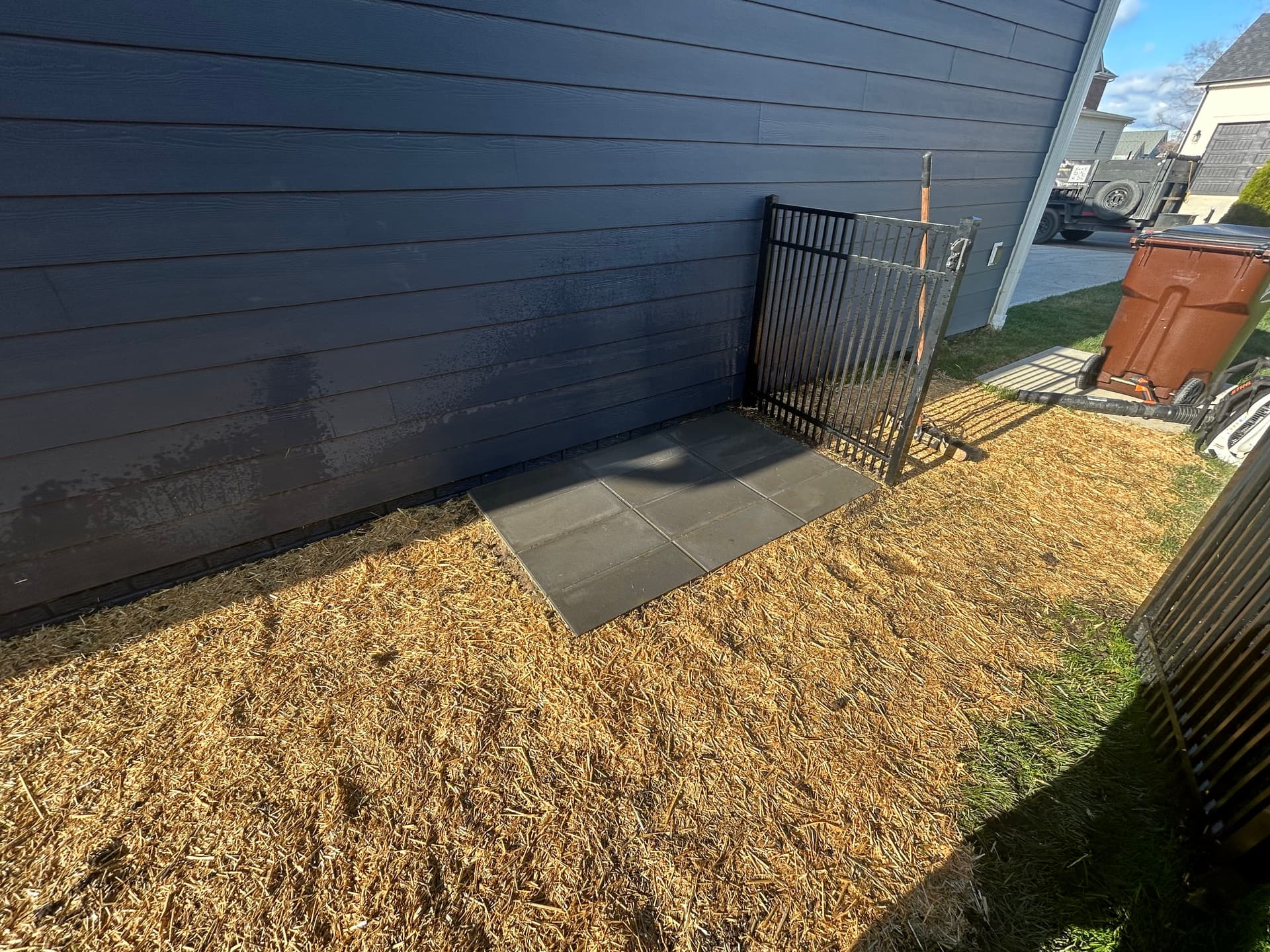 Oberfields City Stone XL Paver Pad Install for a Backyard Grill Area image