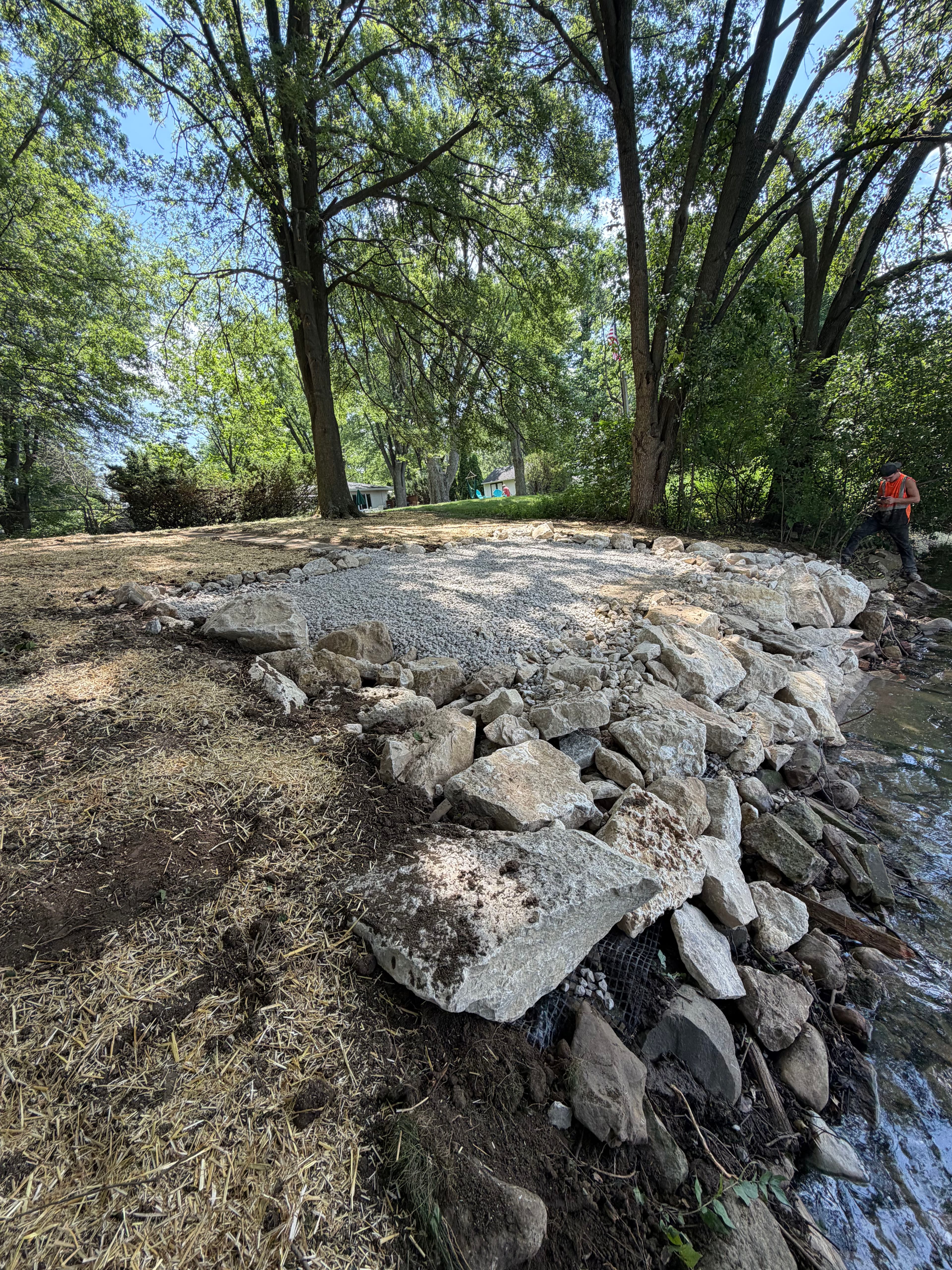Project Lakefront Dock Demo, Rip Rap, and Gravel Seating Area Build image