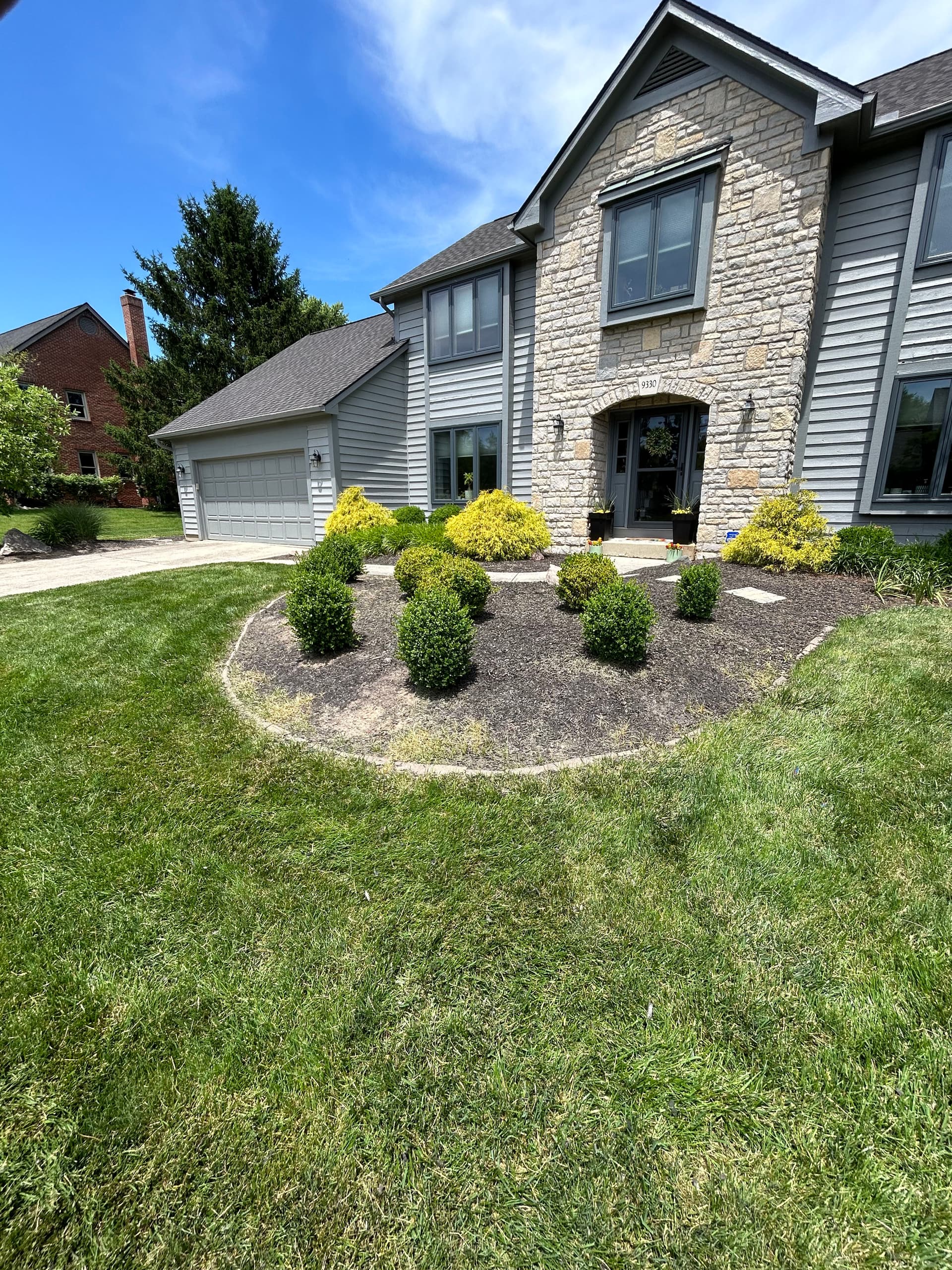 Gallery photos for Natural Stone Retaining Wall and Full Property Landscape Install: Image #4