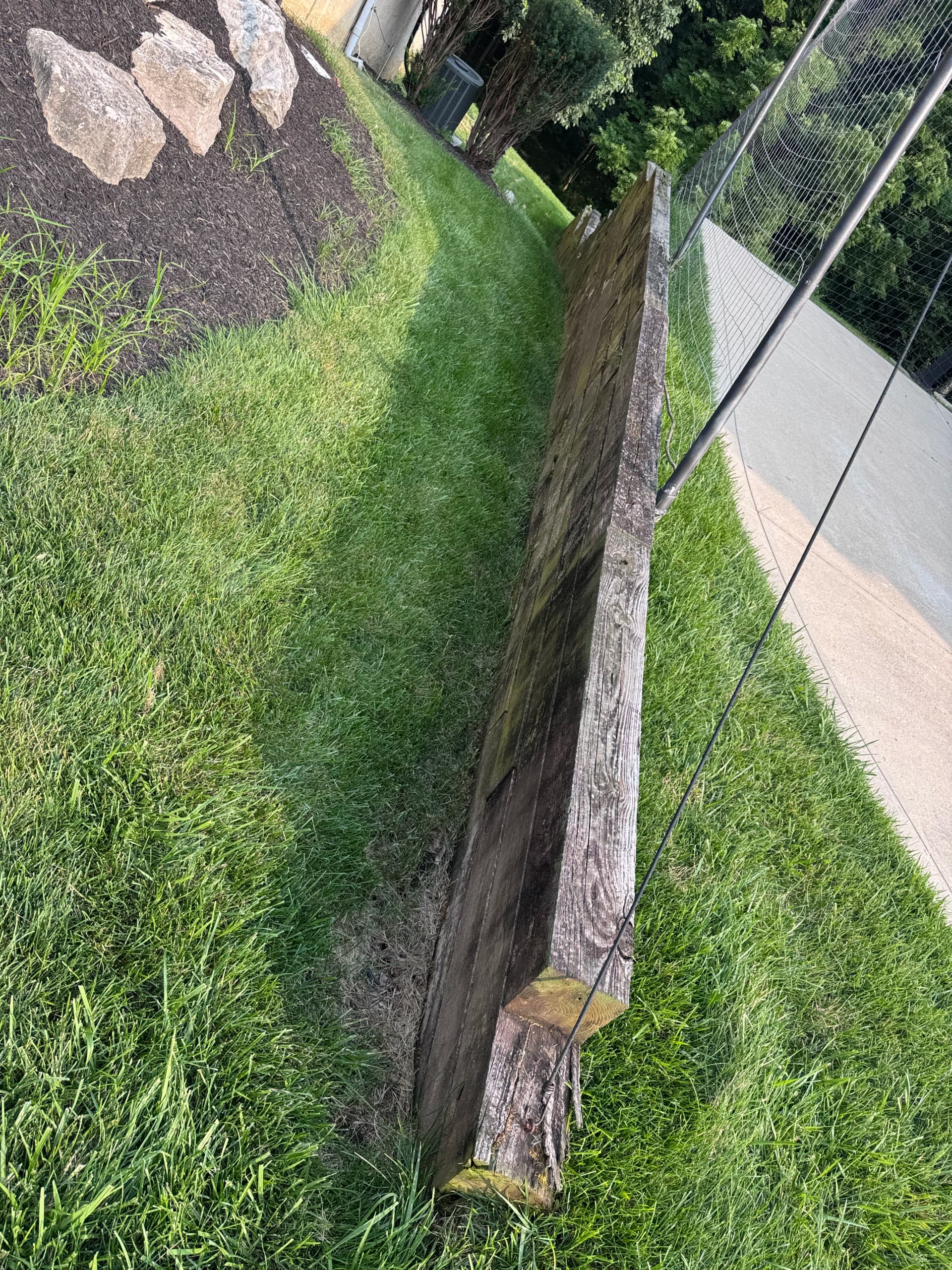 Gallery photos for Old Timber Retaining Wall Replaced with Block System in Dublin OH: Image #5